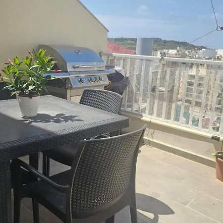 Sole Di Malta Panoramic View Penthouse Apartment St. Paul's Bay Exterior photo